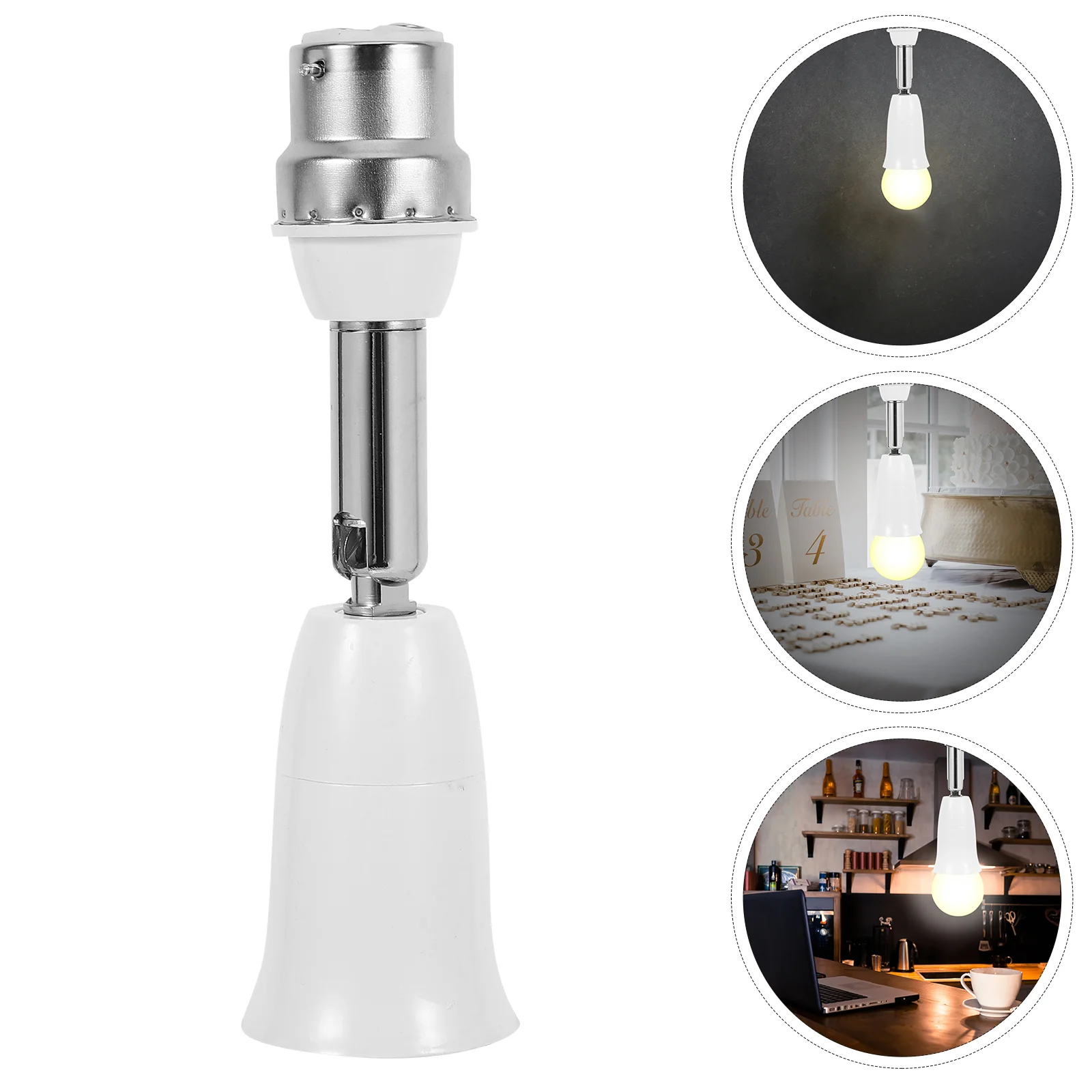 B22 To E27 Socket Extender Light Bulb Adapter Lamp Base Converter Electric Extension Sockets Lighting Accessories socket converter,lamp socket adapter,lamp socket extender