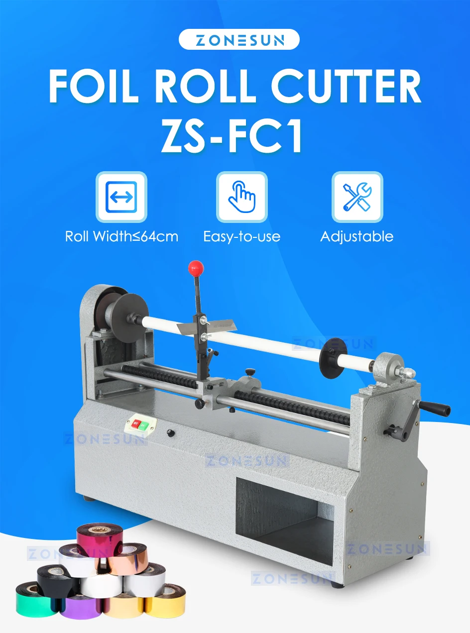 ZONESUN ZS-FC1 Foil Roll Cutting Machine Overview