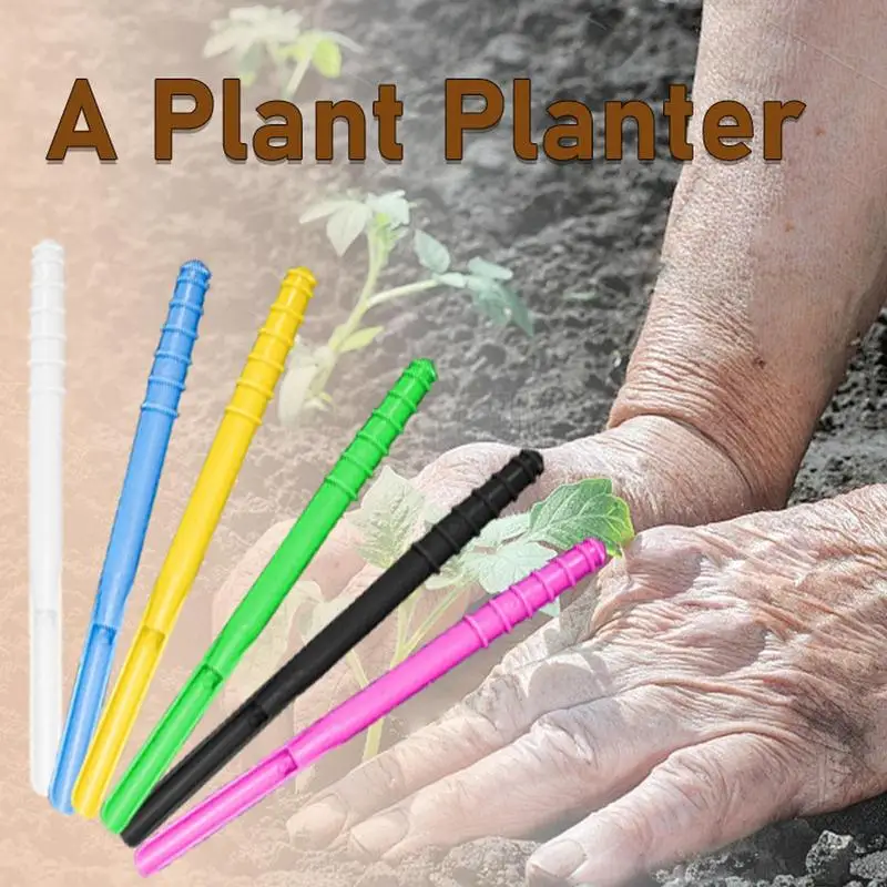 Bulb Planting Tool Hand Dibber Adjustable Dibber Garden Tool Multipurpose Transplanter Garden Tool For Beans Peas 3