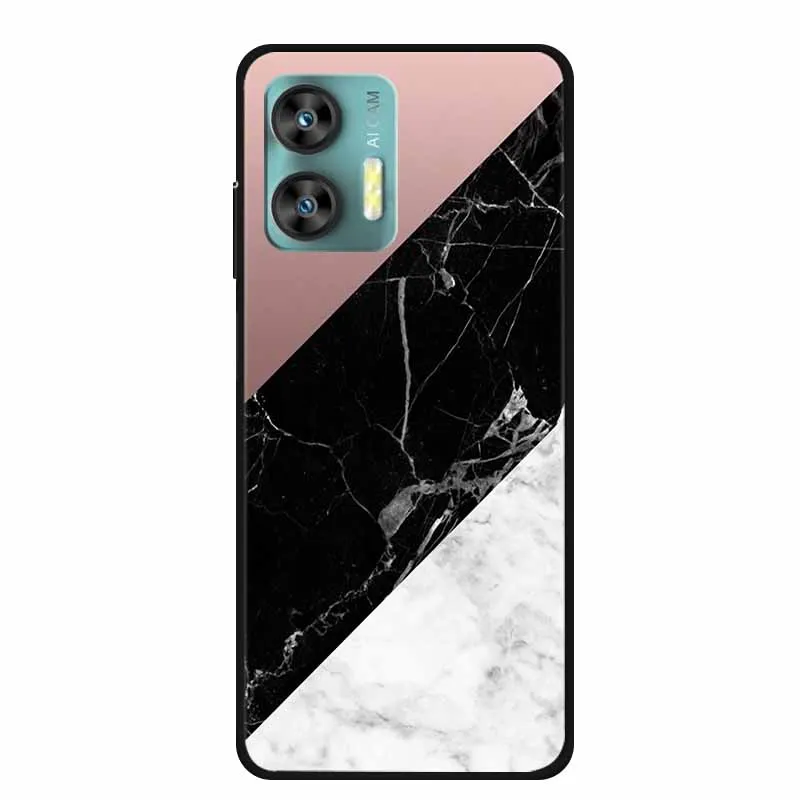 Colorful Marble Space TPU Silicone Soft Back Cover Case - Fashionable Protective