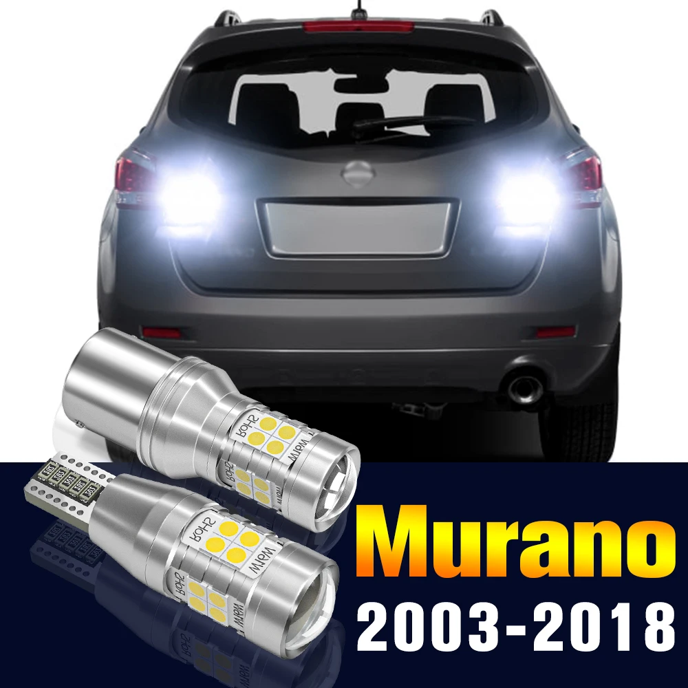 

2pcs LED Reverse Light Bulb Backup Lamp For Nissan Murano 1 2 3 Z50 Z51 Z52 2003-2018 2012 2013 2014 2015 2016 2017 Accessories