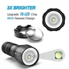 High Power T6 LED Flashlights Camping Torch 5 Light Modes Zoom Light Aluminum Alloys Waterproof Material External 18650 Battery 5