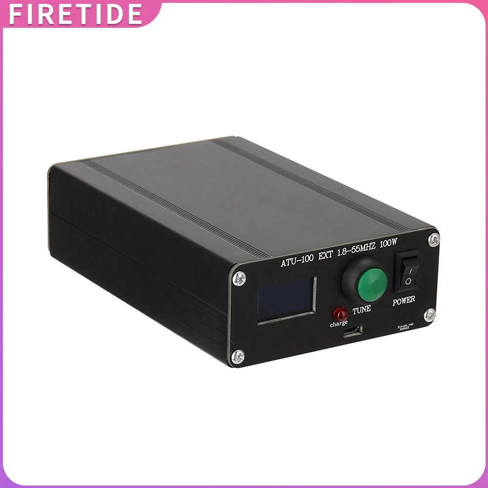 ATU‑100 Antenna Tuner Mini Automatic for Radio Equipment 1.8~55MHz 0.96IN with Housing