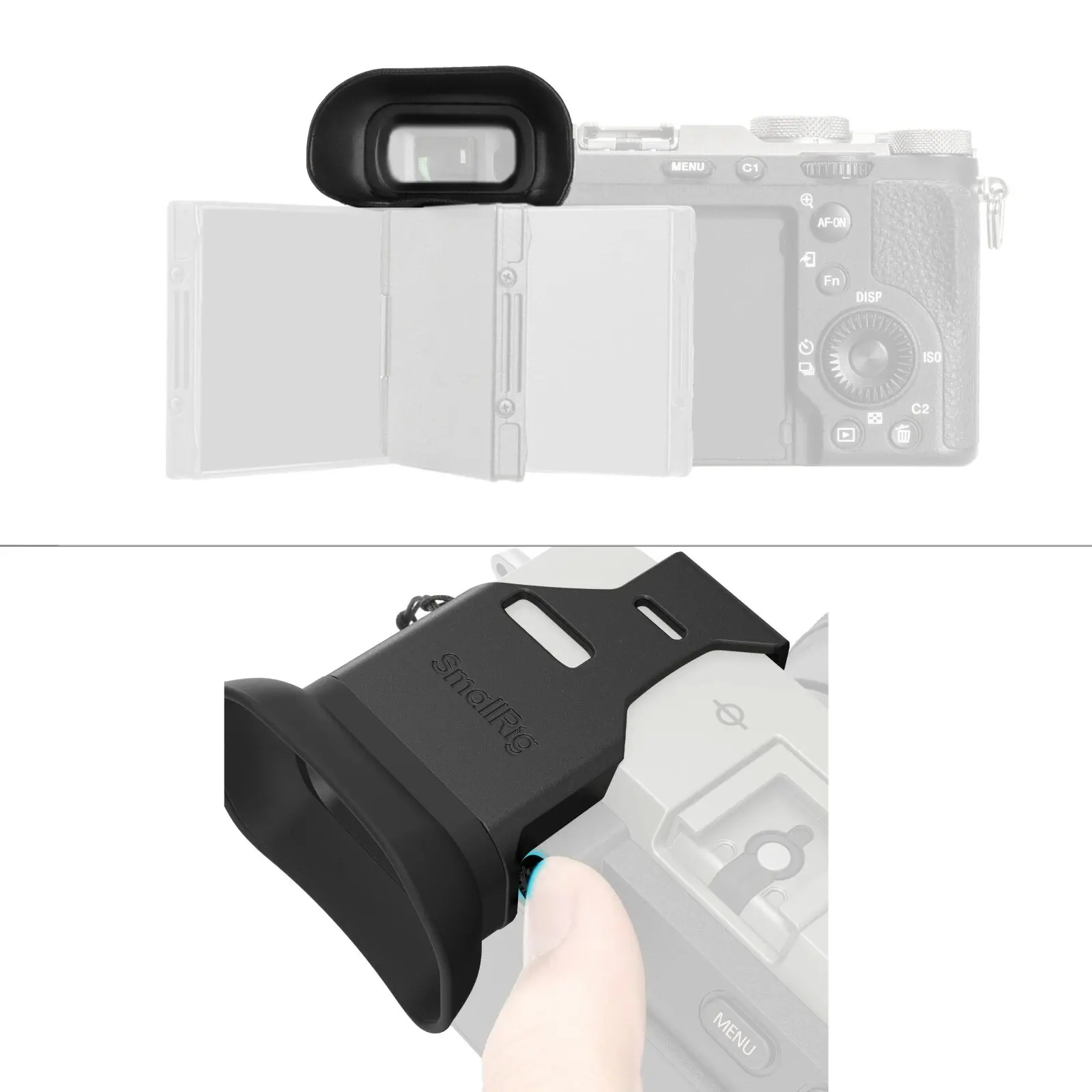 Smallrig Camera Cage Kit L-Shape Mount Viewfinder Eyecupfor Sony A7C2 A7CR Alpha