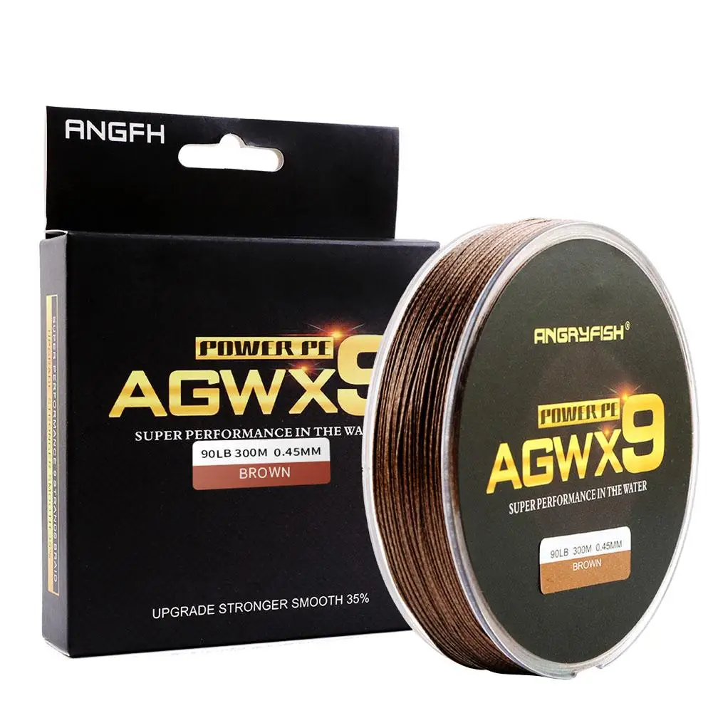 For Angry-fish Agwx9 Braided Fishing Line 300m Excellent Casting Distance Smoothness Fishing Line For Fishing Enthusiast