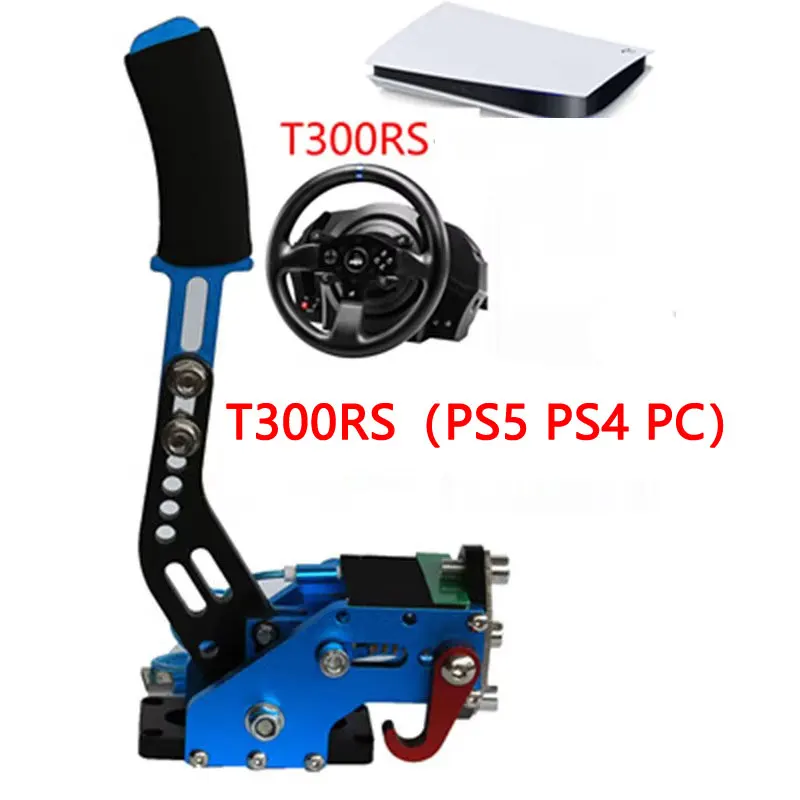 Handbrake For Thrustmaster T300 T300RS/GT Steering Wheel To Play PS5 PS4 PC Racing Game Simracing Adapter MOD