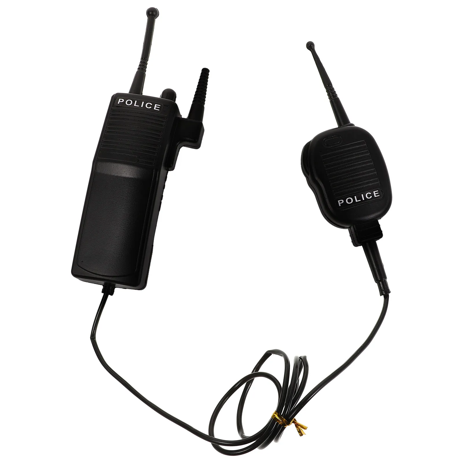 Halloween Police Fake Radio Pretend Walkie Talkie Set American Cosplay Prop Simulation Radio For Costume Party