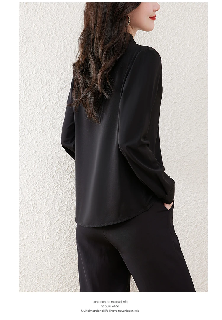 Casual Chiffon Long Sleeve Shirt View