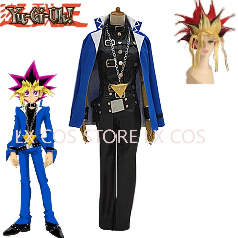 

Аниме Yu-gen-Oh! Костюм для косплея Yu Gi Oh с изображением юги Муто mufei