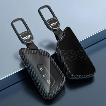 Lega TPU Car Remote Key Case Cover Shell Fob per VW Volkswagen Golf 8 2020 Skoda Octavia A8 2021 SEAT Leon MK4 accessori - Lega TPU Car Remote Key Case Cover Shell Fob per VW Volkswagen Golf 8 2020