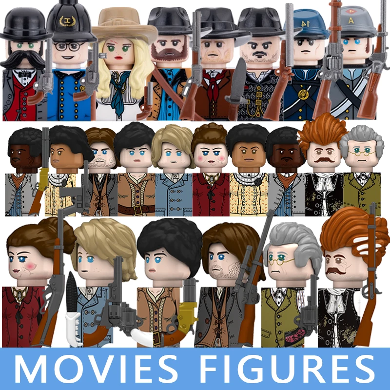 MOC City Serie Soldatenfiguren Bausteine Straßenansicht Militärische Kriegerin Zubehör Waffen Filme Weihnachten Bausteine Spielzeug