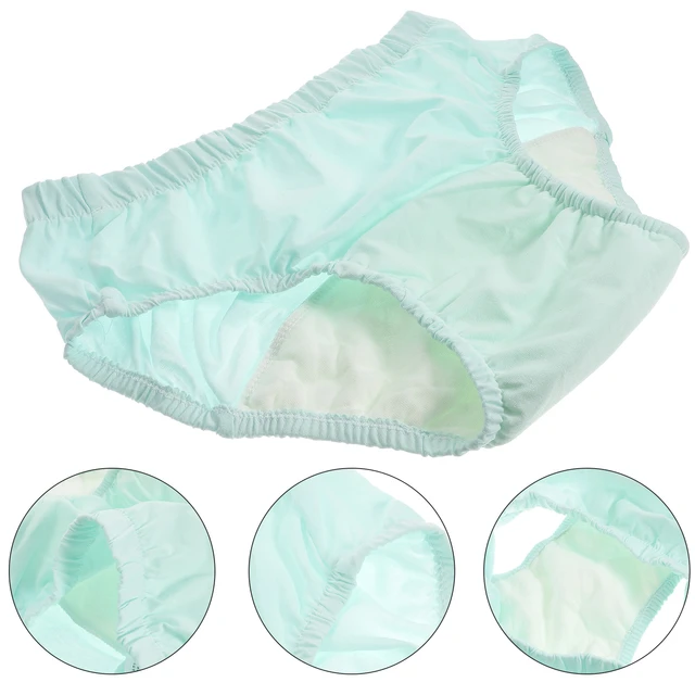 ABDL Adult Diaper Pants Reusable Diaper Cover Plastic Diaper Pants
