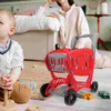 2 Pcs Simulated Basket Toy Simulation Toys Education Kids Cart Role-playing Child 6
