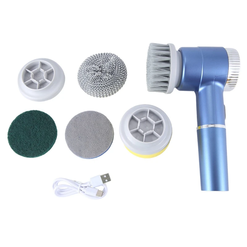 

Electric Pot Brush Rechargeable Cleaning Dishwashing Brush Handheld Wireless Portable Brush Kitchen Pot Washing Brush