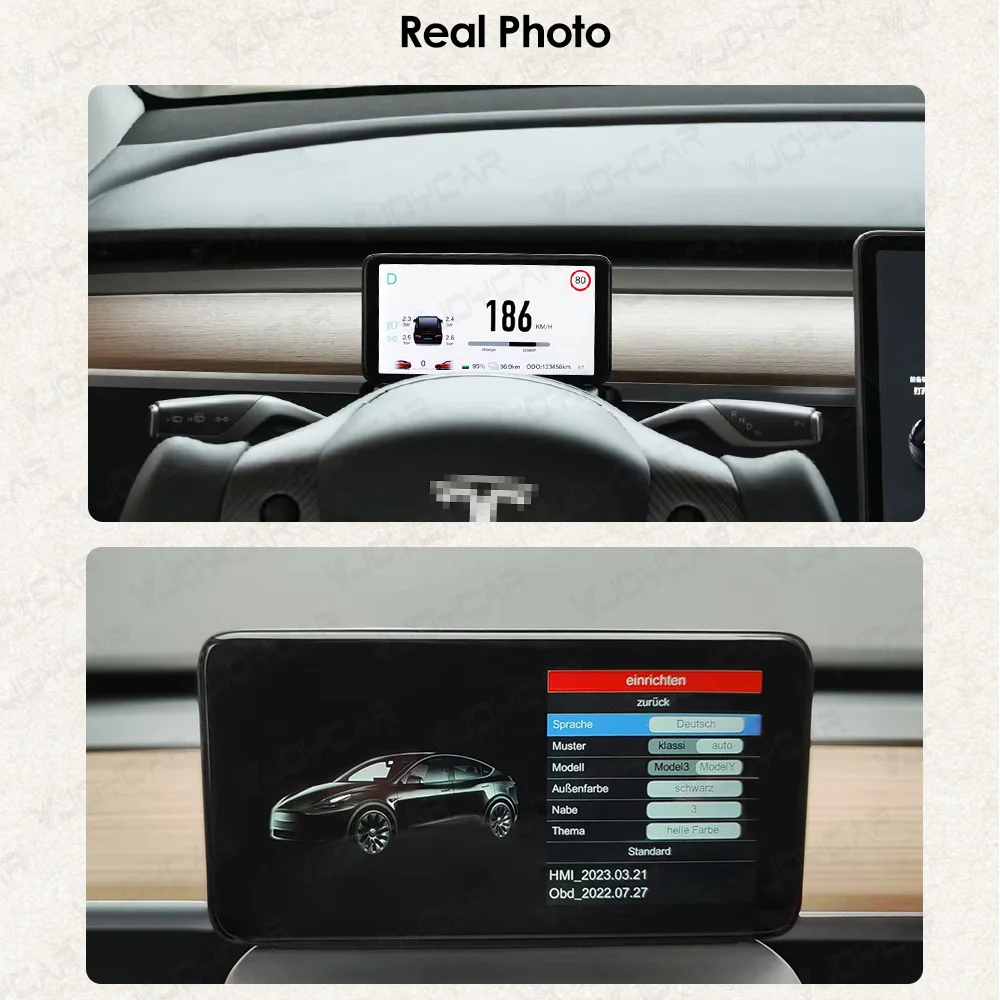 Hud Head Up Displaytesla Model 3/y Hud Head-up Display - 4.6/6.2'' Hd  Speedometer & Dashboard Cluster