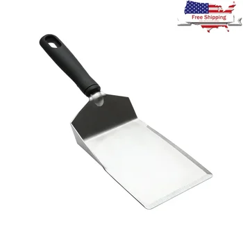 Durable Stainless Steel Kitchen Spatula Ergonomic Design Dishwasher Safe Large Turner Anti-Slip Handle Cooking Griddle Food 1
