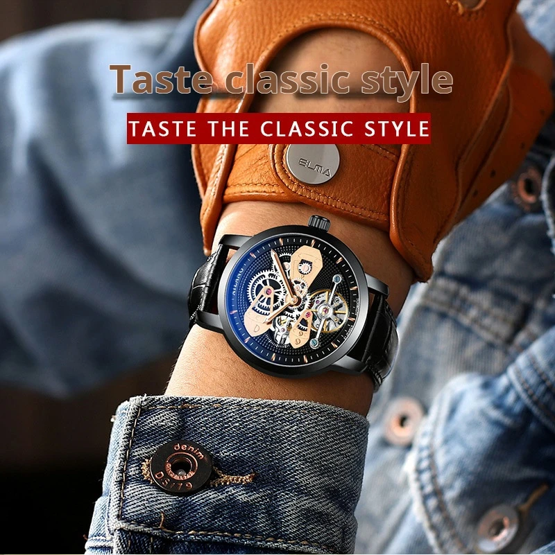 Orologio da polso di lusso AILANG, orologio da polso da uomo in acciaio inossidabile impermeabile con tourbillon, automatico, meccanico, Relojes Hombre_voghion.com