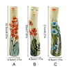 Boho Style Resin Vase Hand-painted Human Face Flower Vase Table Ornament Creative Flower Arrangement Vase Home Decorations 2