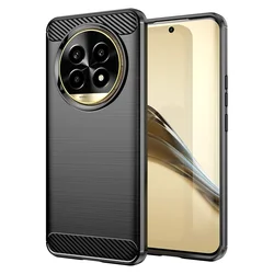 Flexible TPU Shockproof Protective Case - Durable Cover and Shell for Realme 12 Pro 5G (Black)