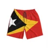 Summer Men's East Timor Flag Beach Pants Shorts Surfing M-2XL Polyester Swimwear Running 4