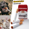Cigarettes Dog Toy Imitation Cigar Giggles Sound Self-Entertaining Chew-Resistant Plush Grinding Teeth Small Dogs Medium Dogs 1