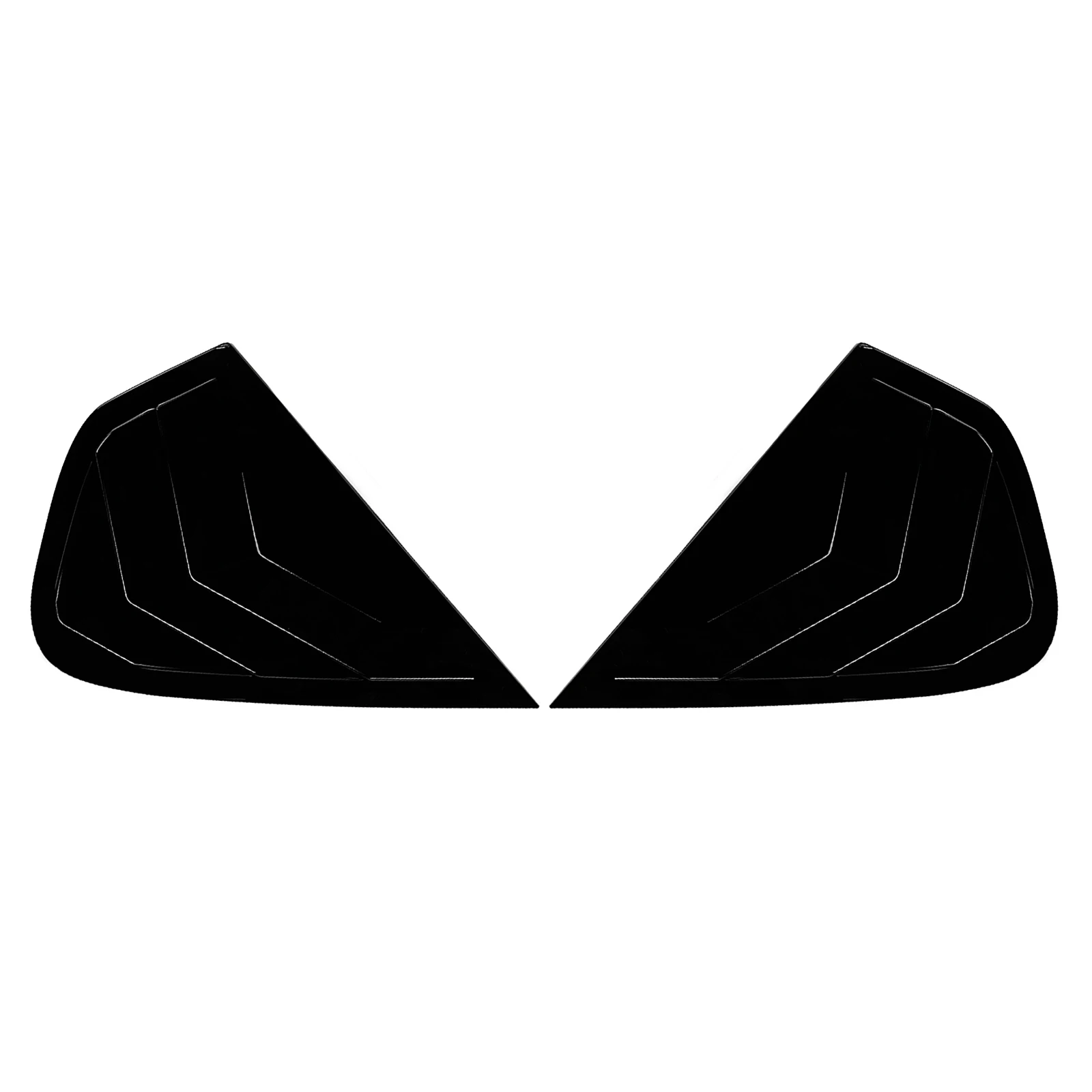 Rear Window Louver For BMW X6 X6M E71 E72 2008-2014 Carbon Fiber Look/Gloss Tail Windshield Blind Shade