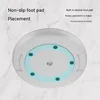 360 ° Rotating Spice Rack Seasoning Kitchen Storage Tray Anti-skid Foot Racket Placement Storage Tray 3