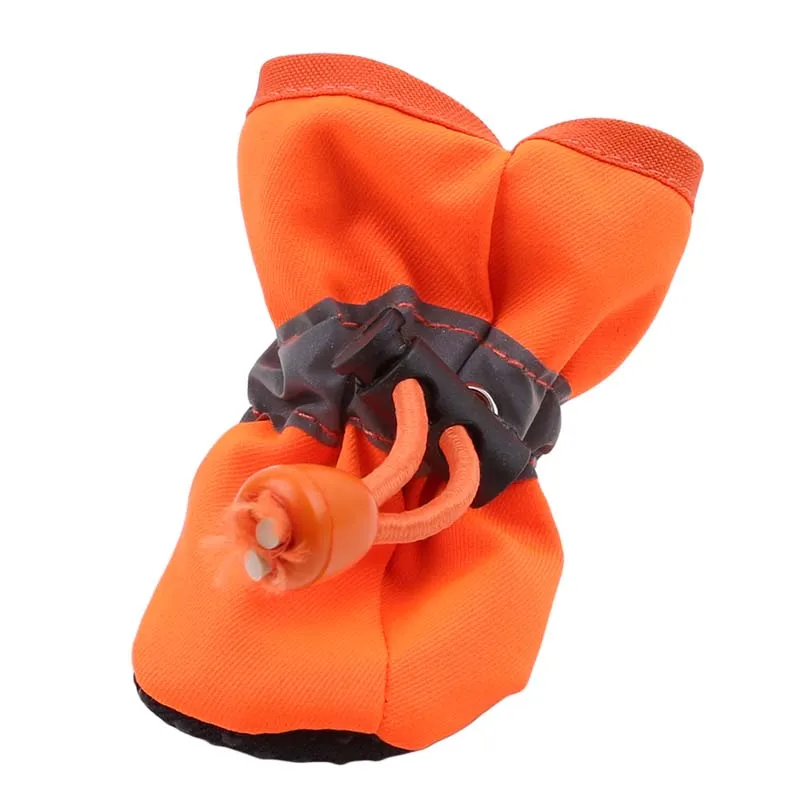 Title 6, 4Pcs Pet Dog Rain ShoesDog Booties Anti Slip Wa...