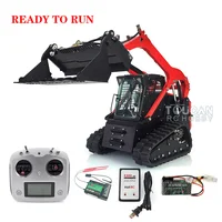 US Stock LESU 1/14 CNC Metal Hydraulic Aoue-LT5 Tracked Skid-Steer RC Loader RTR RC Car Remoted Trucks Toys Gifts Boy THZH1210 2