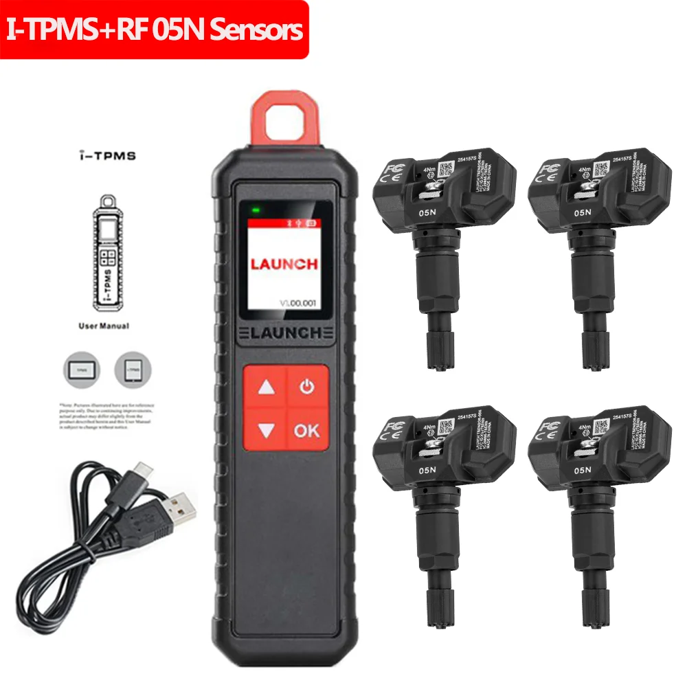 Launch X-431 TSGUN WAND I-TPMS Tire Pressure Detector Handheld Program Diagnostic Tool