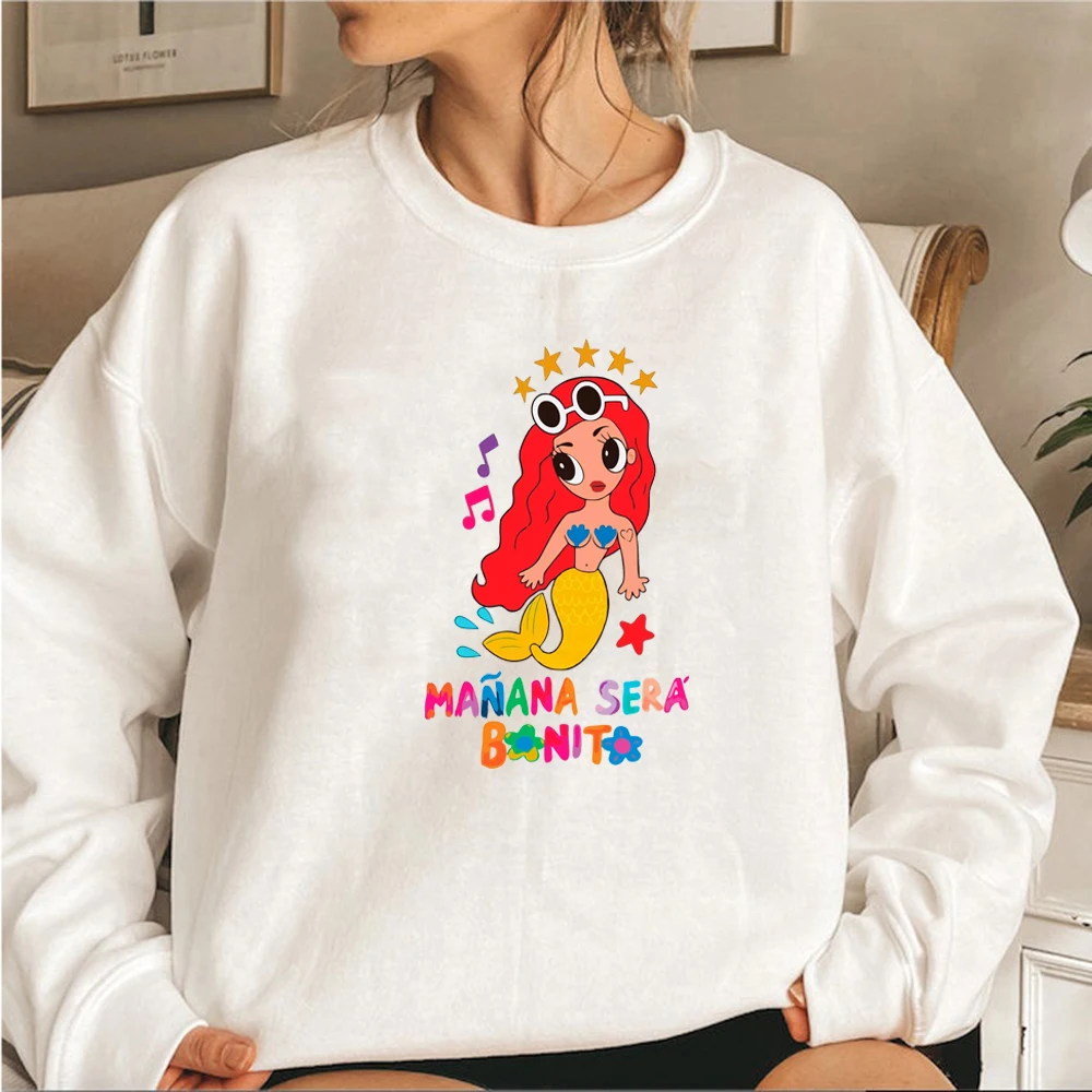 

Manana Sera Bonito Karo G Sweatshirt Sirena La Bichota Hoodie Women Sweatshirts Long Sleeve Streetwear Pullover Graphic Hoodies