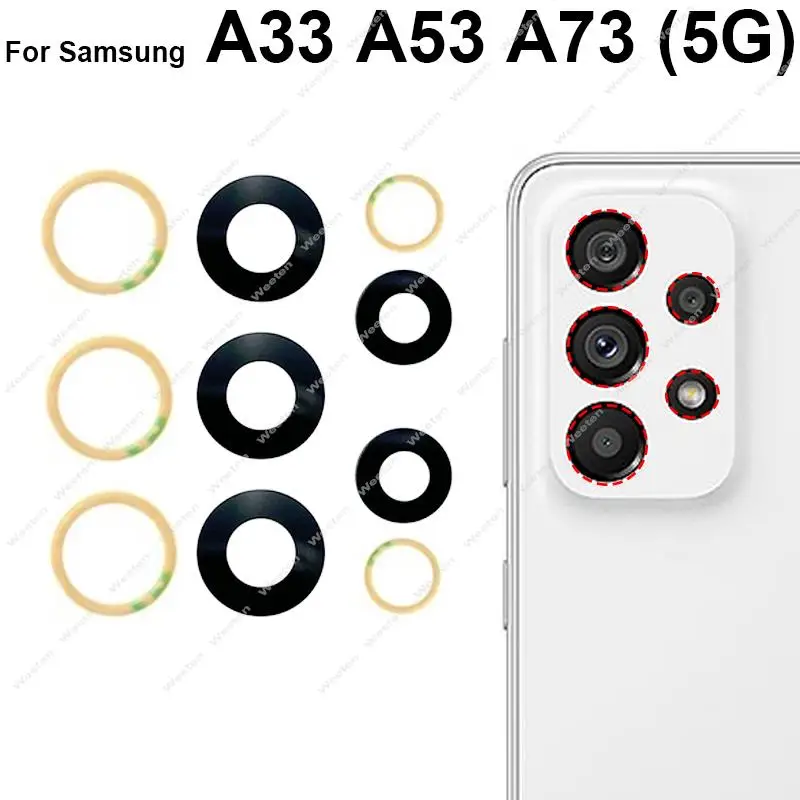 Enhanced Camera Glass Lens with Adhesive Repair Parts