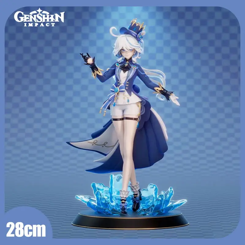 

Genshin Impact Figures 28cm Furina God of Water Anime Figure Focalors Cartoon Pretty Girl Figurine Model Decoration Toys Gift