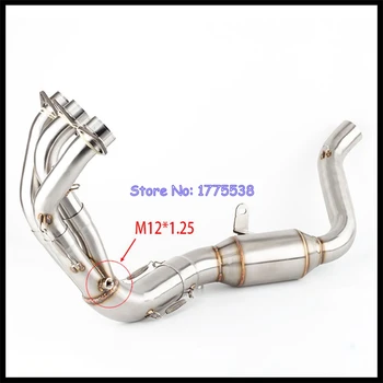 Motorcycle Exhaust For Yamaha FZ09 FZ-09 MT09 MT-09 MT09 SP 2021-2023  System Header Front Pipe Connect ID:51mm Exhaust Muffler