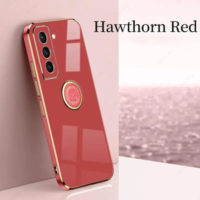 Plating Case Galaxy S23 S22 S20 S21 FE Plus Protective Ring Shell For Samsung S24 Ultra_voghion.com