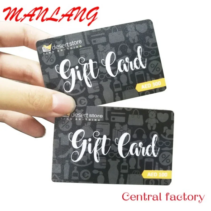 

Custom Plastic cards custom printed matte finish CR80 PVC gift card