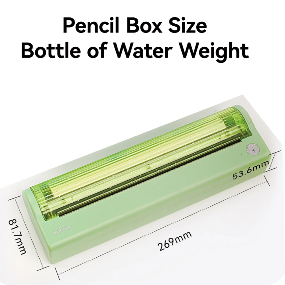 304DPI Peripage Thermal Printer P80 203dpi Inkless Min Portable A4 Paper Rolls Maker For Mobile Travel Office Print Android iOS