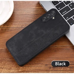 Leather Phone Case - Elegant Design and Superior Protection - Samsung A73 5G (Black)