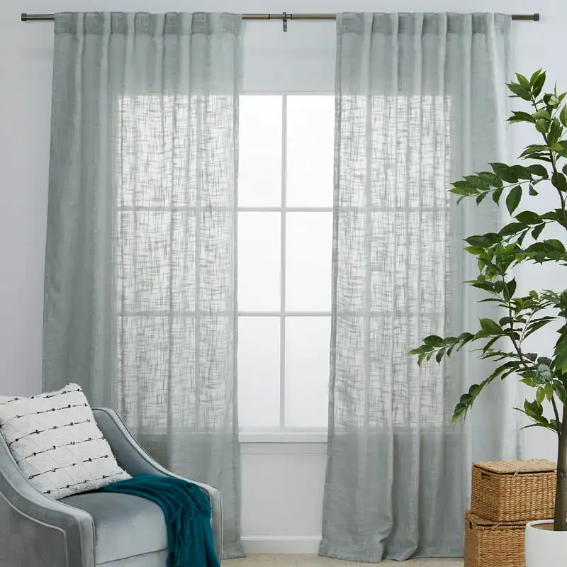 

Open Weave Curtain Panel Pair
