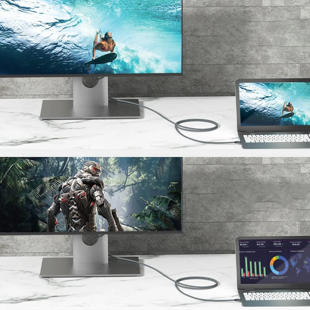 1.8M CŸ to DP1.4 , 32.4Gbps, 8K @ 60Hz, 4K @ 144Hz, Alt   , Ʈ 4/3, ƺ Ʈϰ ȣȯ