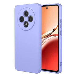 Durable Liquid Silicone TPU Protective Case - Sleek and Flexible Cover for OPPO Reno 12F 4G (PURPLE)