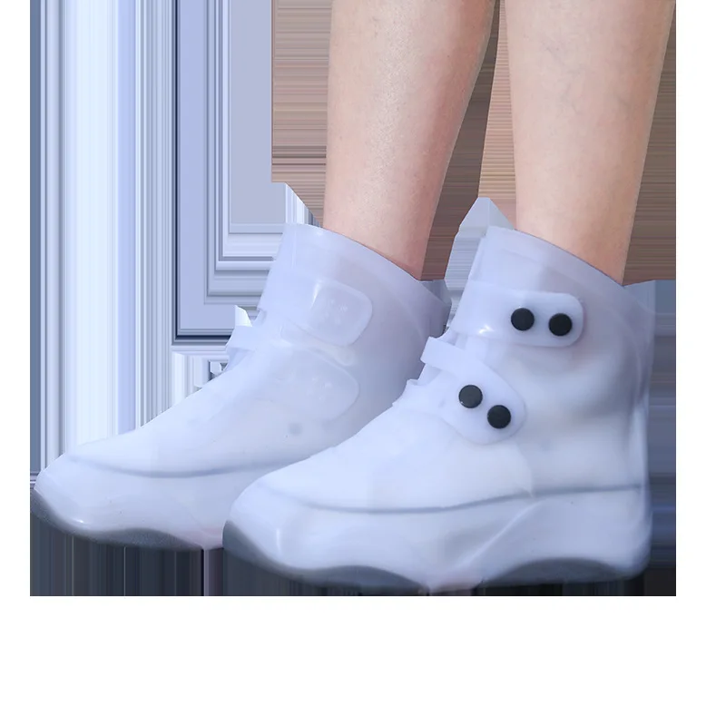 New 2023 Women Fashion Waterproof Shoes Covers Slip-resistant Men Reusable Shoes Protector Rain Boots Pads For Outdoor