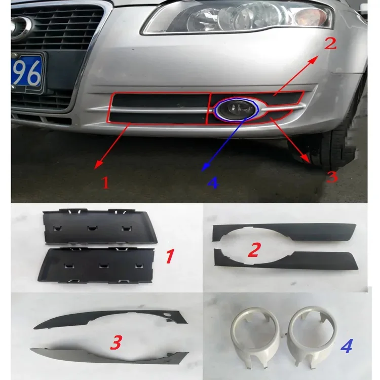 ar-Accessory-Fog-Light-Cover-Lamp-Frame-Grille-Car-Accessories-For-Audi ...