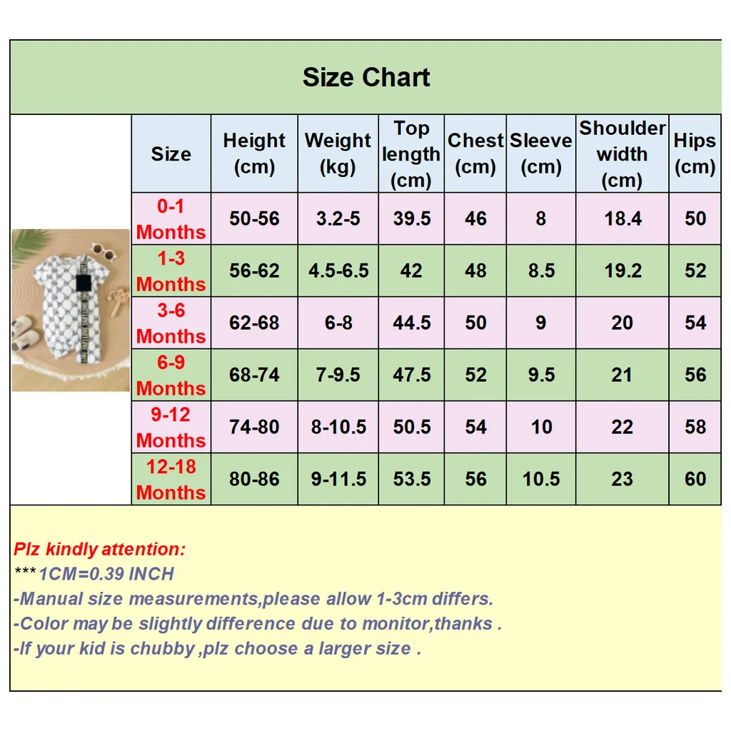 Fashion Summer Infant Baby Short Sleeve Romper Letter Print Jumpsuit With & Pocket for 0-2Y Newborn Boys Casual Set of Clothing 6