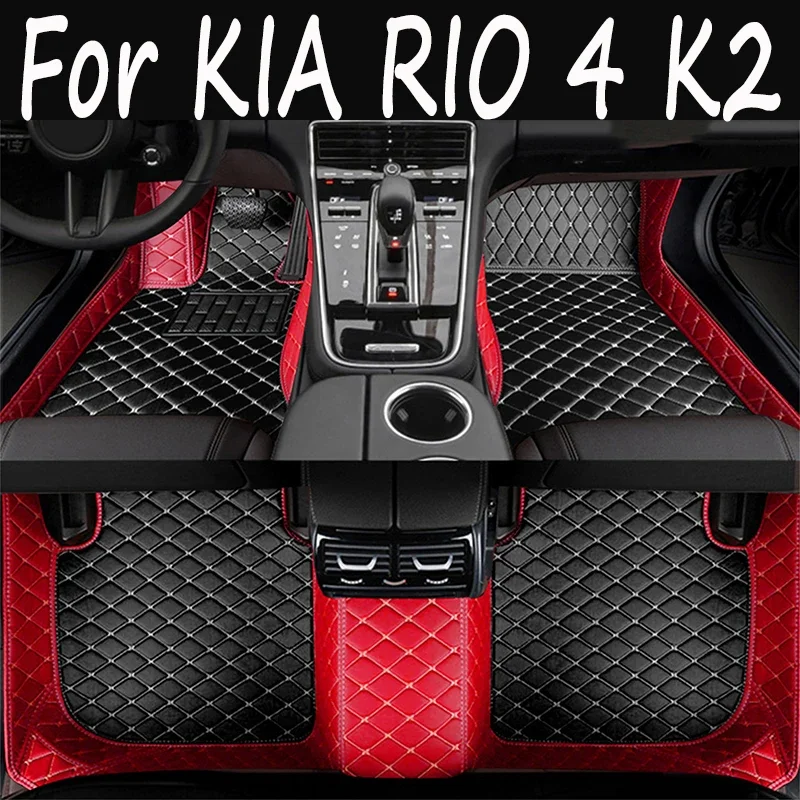 

Car Floor Mats For KIA RIO 4 K2 X-Line 2022 2021 2020 2019 2018 2017 Carpets Custom Auto Interior Accessories Covers Decor Rugs