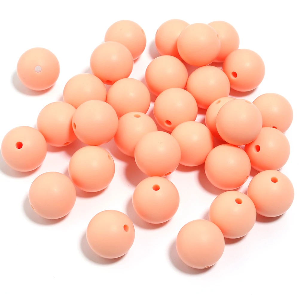 Vibrant Multicolor Silicone Beads for DIY Jewelry & Accessories - 20 Pieces