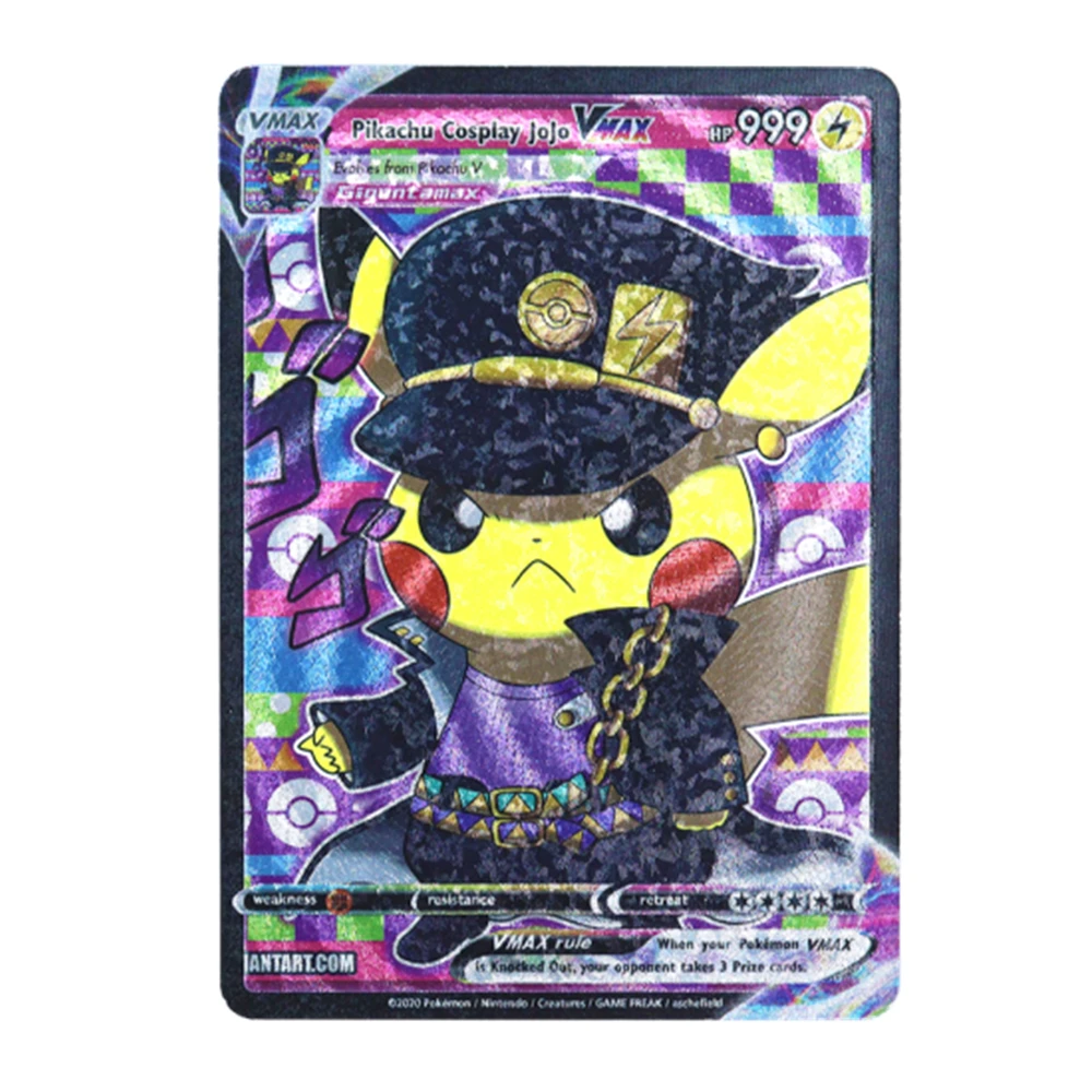 Pokemon Pikachu Cosplay Cards Anime Goku Luffy Chopper