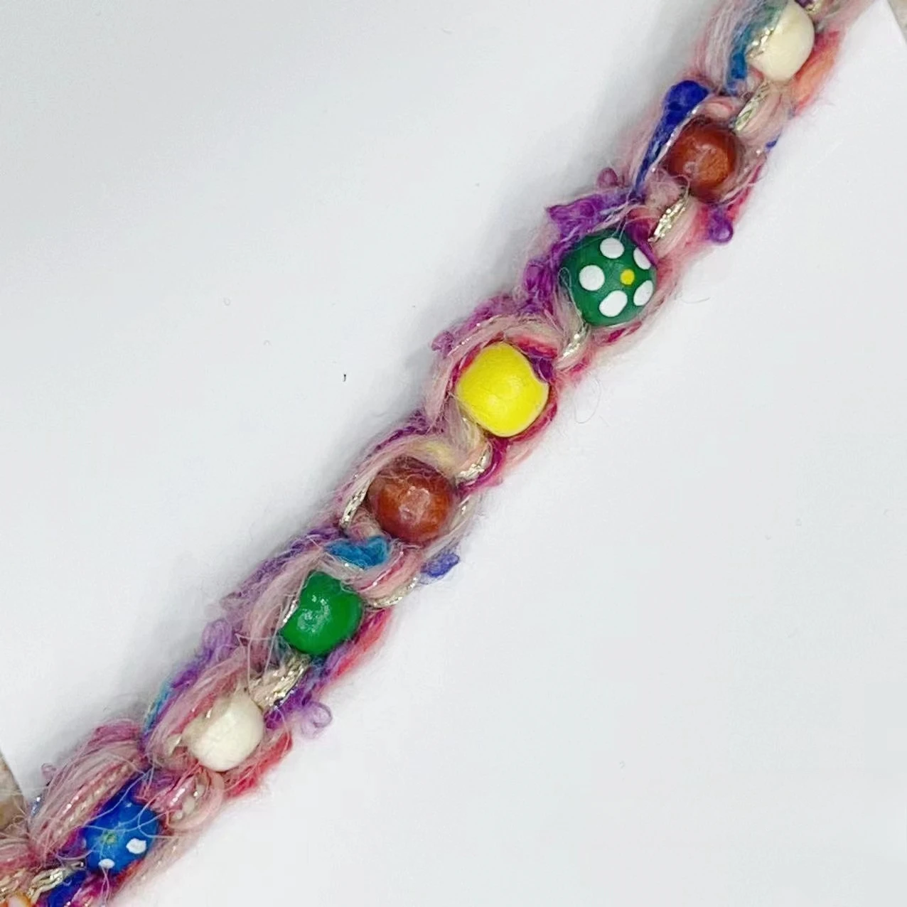 Lace Accessories Colored Bead Blended Yarn Clothing Collar Clothing Edging