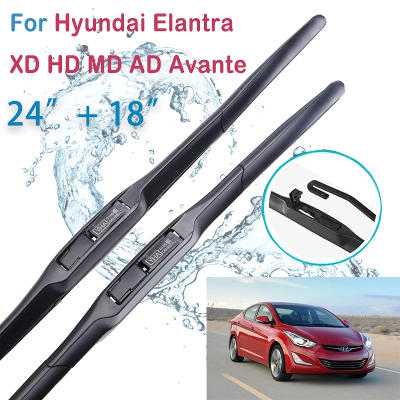 ForHyundaiElantraXDHDMDADAvante20012019CarAccessoriesFront