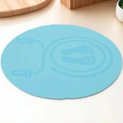 편안한 TPE 줄넘기 매트, 충격 흡수 논슬립 운동 매트 (요가, 필라테스, 핫요가용)